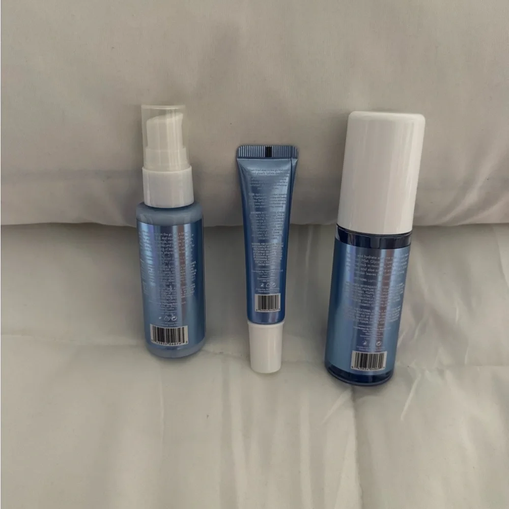 NWT- bundle of 3 products of Dermasilk Blue Skincare Trio - Hydration Set - Picture 2 of 2